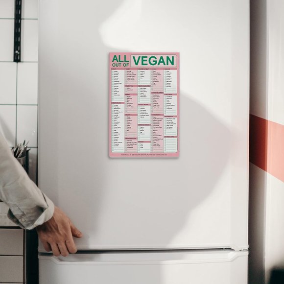 Knock Knock | All Out Of Grocery List (Vegan) — Magnetic Notepad - Picture 5 of 8